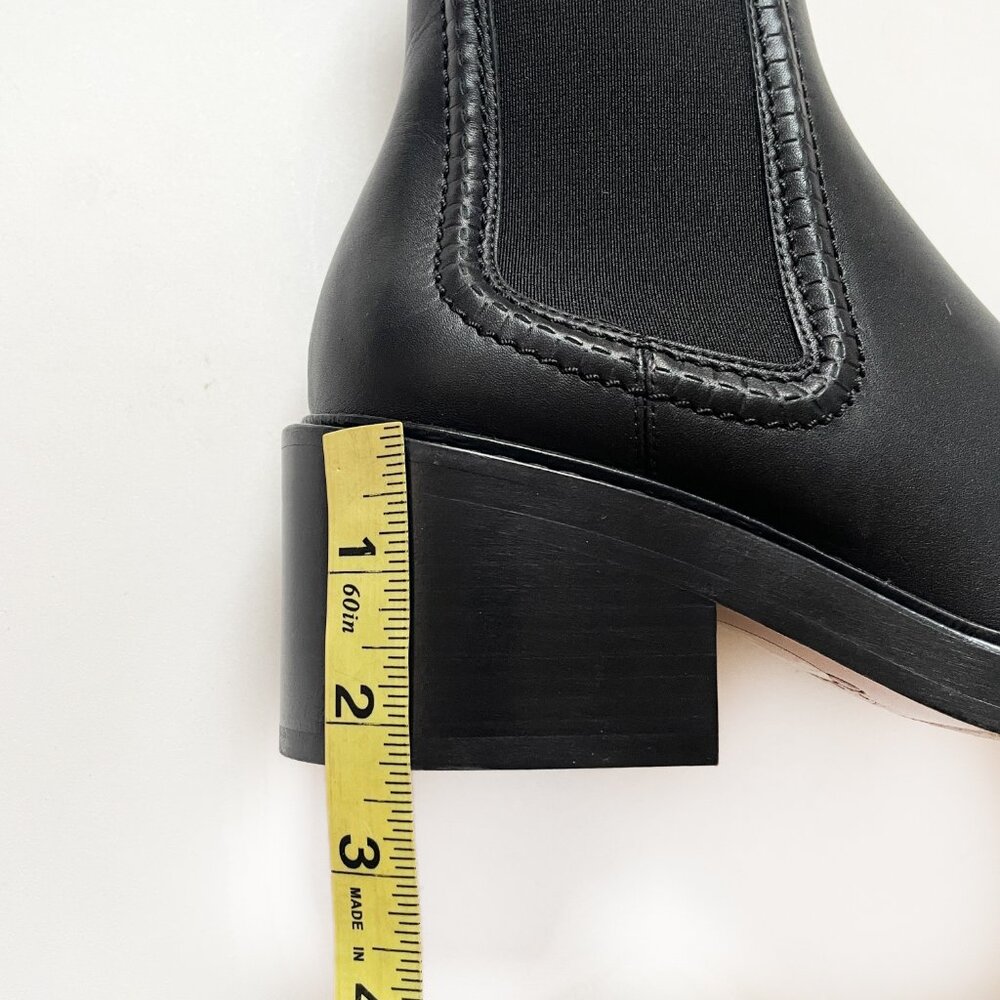 Chloe Mallo Heeled Ankle Boots Smooth Calfskin Black Size EU 36 US 6 NEW NIB - Picture 9 of 9